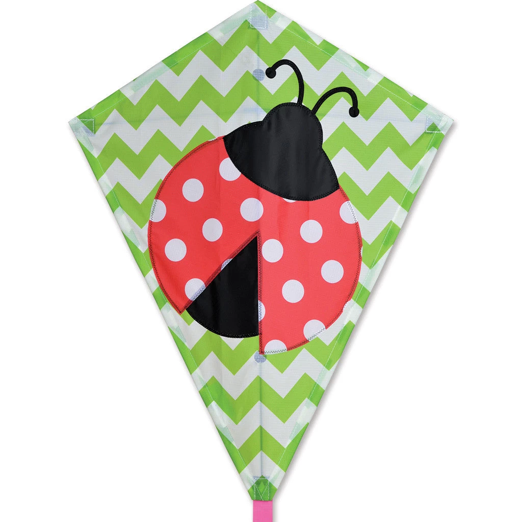 25 In. Diamond Kite - Lively Ladybug 3 25 In. Diamond Kite - Lively Ladybug