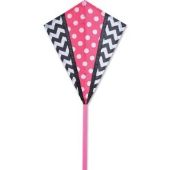 25 In. Diamond Kite - Pink Mod 5 25 In. Diamond Kite - Pink Mod -Kite Shop 15215p PinkMod