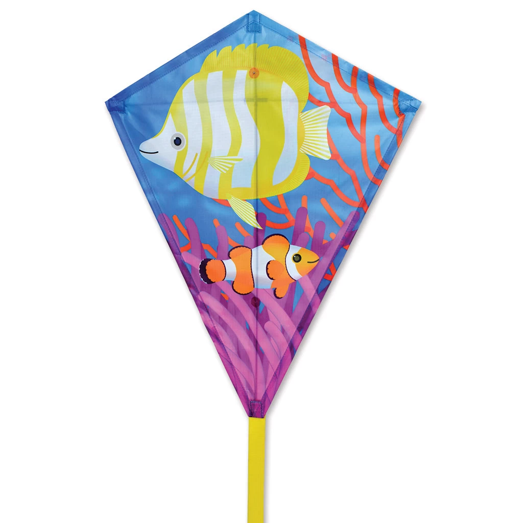 25 In. Diamond Kite - Funny Fish 3 25 In. Diamond Kite - Funny Fish