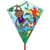 25 In. Diamond Kite - Monkey, Parrot And Tree Frog 1 25 In. Diamond Kite - Monkey, Parrot And Tree Frog -Kite Shop 15224g Monkey 25 diamond 1024