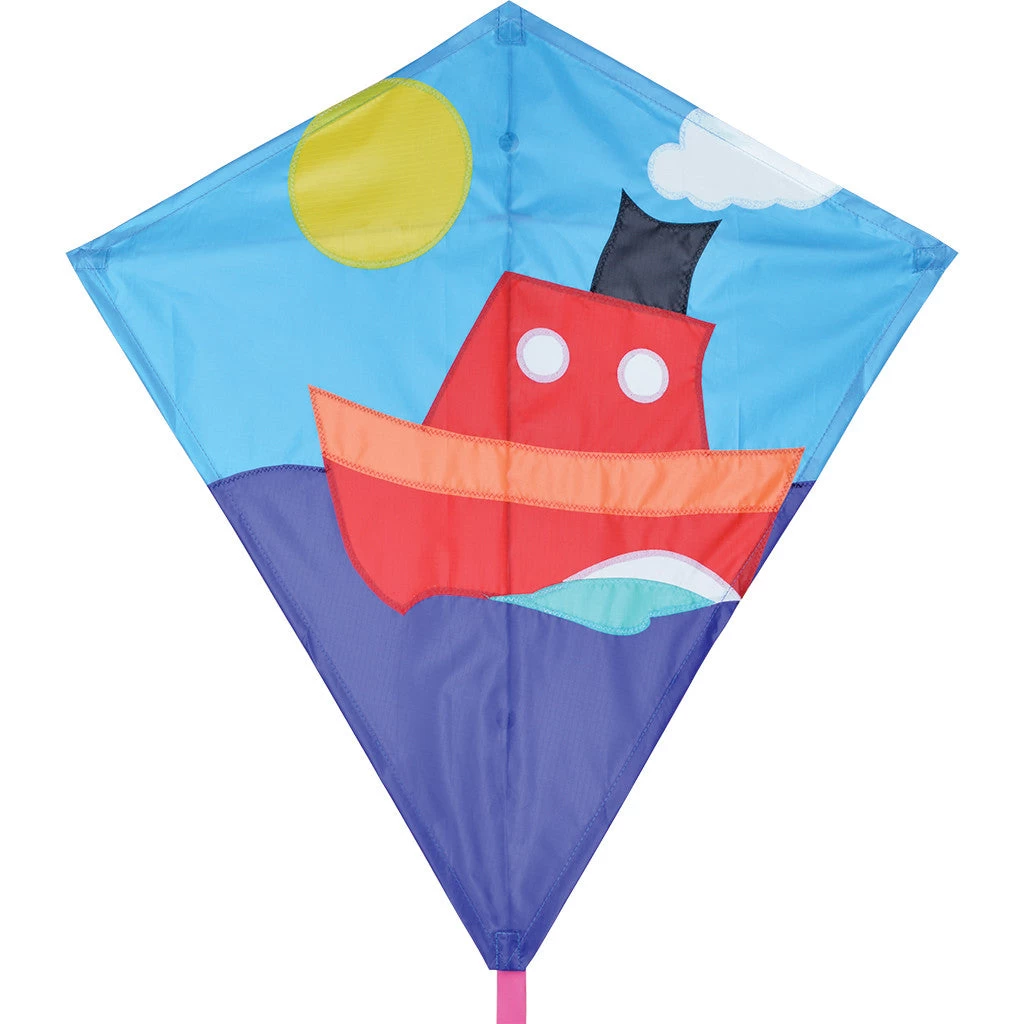 30 In. Diamond Kite - Tugboat 3 30 In. Diamond Kite - Tugboat