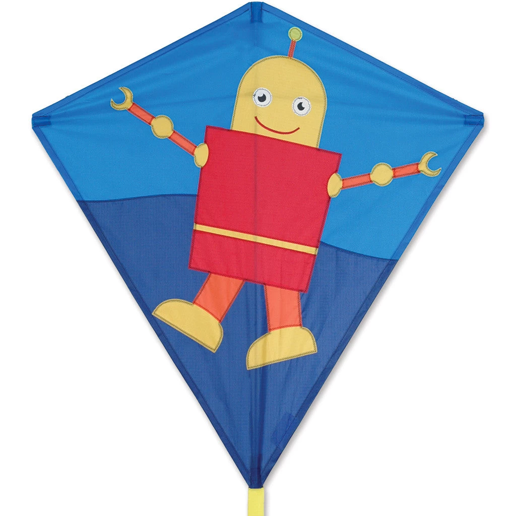 30 In. Diamond Kite - Happy Robot 3 30 In. Diamond Kite - Happy Robot
