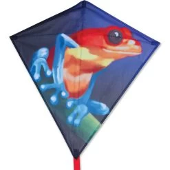 30 In. Diamond Kite - Tropical Frog
