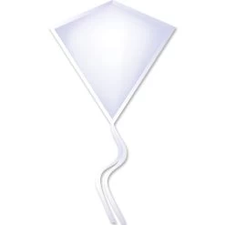 30 In. Diamond Kite - White (Bold Innovations)