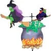 Single Carousel Spinner - Witches' Cauldron -Kite Shop 21644p Witches Cauldron Single Tier Carousel Spinner 1024