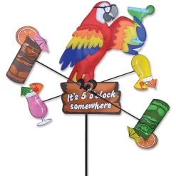 18 In. WhirliGig Spinner - Island Parrot