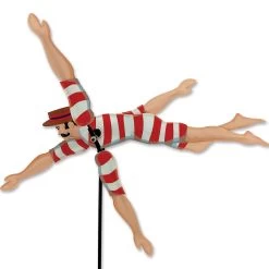 20 In. WhirliGig Spinner - Victorian Swimmer