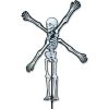 22 In. WhirliGig Spinner - Skeleton -Kite Shop 21878p 22inSkeleton