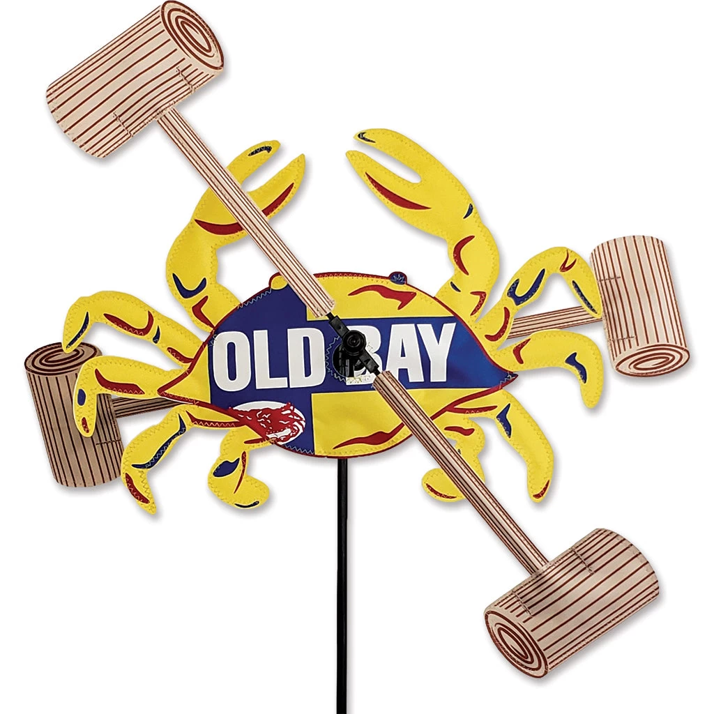 16 In. WhirliGig Spinner - Old Bay Yellow Crab 3 16 In. WhirliGig Spinner - Old Bay Yellow Crab
