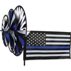 Triple Spinner - Thin Blue Line