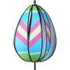 Spinning Egg Spinner - Green & Pink -Kite Shop 22342p PinkGreenStriped