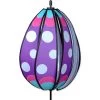 Spinning Egg Spinner - Purple Polka -Kite Shop 22344p PurplePolkaDotted