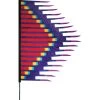 Grass Dance Feather Banner - Red -Kite Shop 23891p grassdancered
