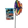 Rainbow Triple Spinner Garden Flag Pole -Kite Shop 23998 Triple Spinner Flag Pole 1024