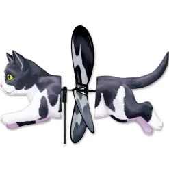 Deluxe Petite Spinner -Black & White Cat