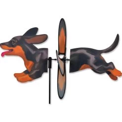 Petite Spinner - Black And Tan Dachshund