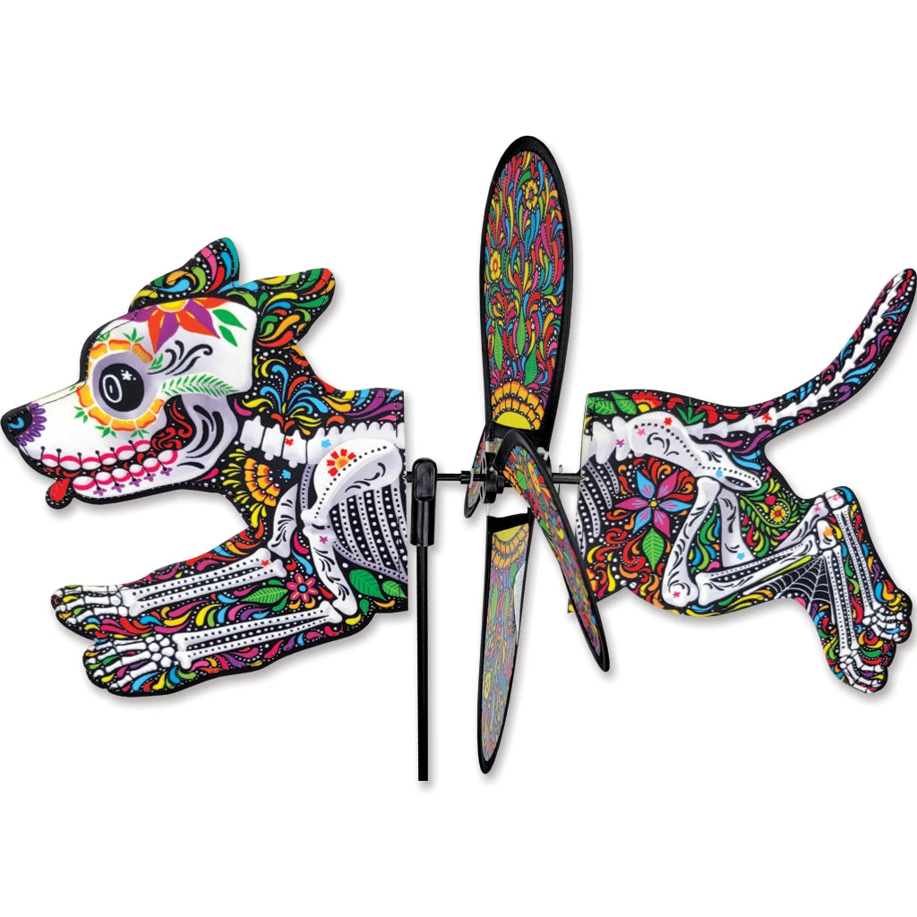 Petite Spinner - Day Of The Dead Dog 3 Petite Spinner - Day Of The Dead Dog