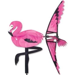 21 In. Pink Flamingo Spinner