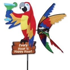 33 In. Island Parrot Spinner - Happy Hour