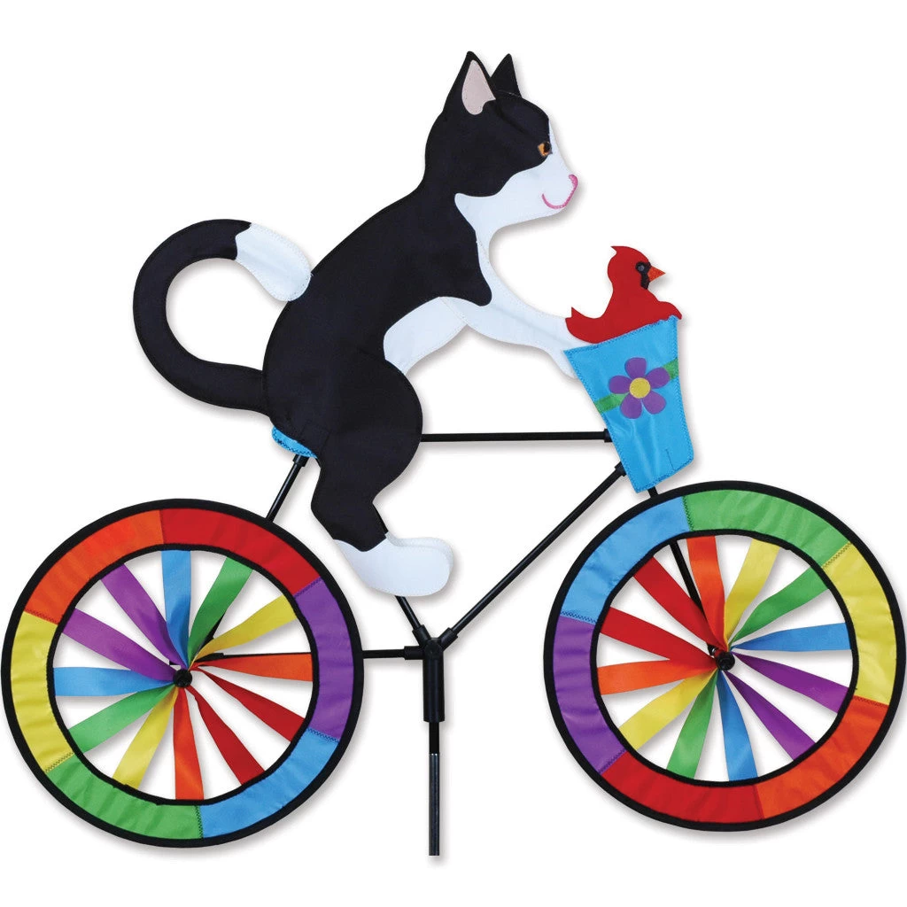 30 In. Bike Spinner - Tuxedo Cat 3 30 In. Bike Spinner - Tuxedo Cat