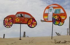 22 In. VW Hippie Mobile Spinner - Orange -Kite Shop 26831 25682 22Hip 19Camper