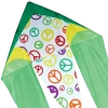 45 In. Flo-Tail Delta Kite - Lime Peace -Kite Shop 33031p LimePeace zoom