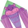 45 In. Flo-Tail Delta Kite - Cheshire -Kite Shop 33036p CheshireCat zoom
