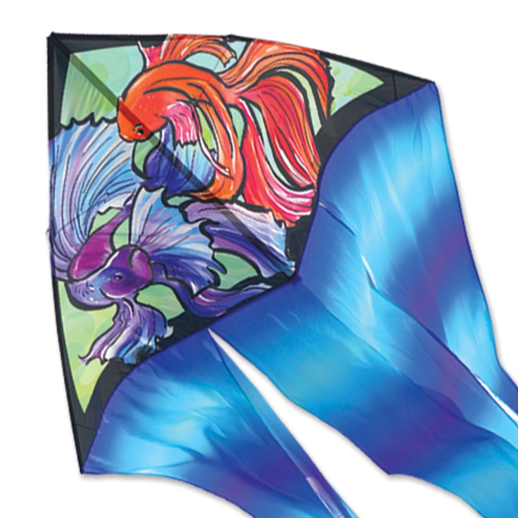 6.5 Ft. Flo-Tail Delta Kite - Fish 3 6.5 Ft. Flo-Tail Delta Kite - Fish