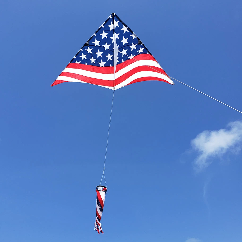 6.5 Ft. Delta Kite - Old Glory Pack 4 6.5 Ft. Delta Kite - Old Glory Pack - Image 2