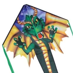 Regular Easy Flyer Kite - Emerald Dragon