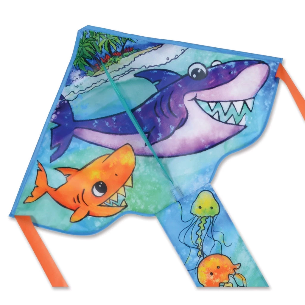 Regular Easy Flyer Kite - Shark Family 3 Regular Easy Flyer Kite - Shark Family