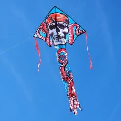 Large Easy Flyer Kite - Pirate Octopus -Kite Shop 44025p Pirate LGEZ location 1024