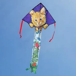 Large Easy Flyer Kite - Kitten On A Fence 7 Large Easy Flyer Kite - Kitten On A Fence -Kite Shop 44028p Kitten LG EZ Flying 1024