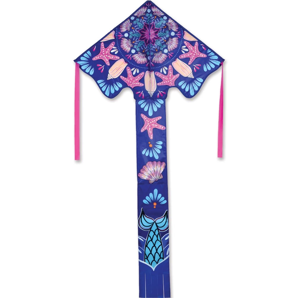 Large Easy Flyer Kite - Mermaid Mandala 4 Large Easy Flyer Kite - Mermaid Mandala - Image 2