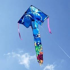 Large Easy Flyer Kite - Dolphin -Kite Shop 44045p Dolphin lg EZ location 1024