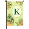 12 In. Spring Monogram Flag - K -Kite Shop 51371p K