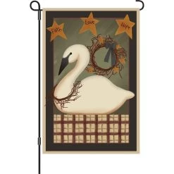 12 In. Flag - Country Swan
