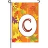 12 In. Fall Monogram Flag - C -Kite Shop 51406g C