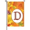 12 In. Fall Monogram Flag - D -Kite Shop 51407g D