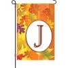12 In. Fall Monogram Flag - J -Kite Shop 51413g J