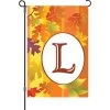 12 In. Fall Monogram Flag - L -Kite Shop 51415g L