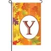 12 In. Fall Monogram Flag - Y -Kite Shop 51426g Y
