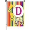 12 In. SummerMonogram Flag - D -Kite Shop 51444g D summer