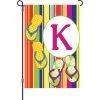 12 In. SummerMonogram Flag - K -Kite Shop 51451g K summer
