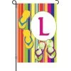 12 In. SummerMonogram Flag - L -Kite Shop 51452g L summer