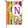 12 In. SummerMonogram Flag - N -Kite Shop 51454g N summer