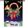 28 In. Flag - Holiday Horn 1 28 In. Flag - Holiday Horn -Kite Shop 52067g HolidayHorn