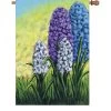 28 In. Flag - Hyacinths