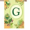 28 In. Spring Monogram Flag - G -Kite Shop 52367p G