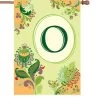 28 In. Spring Monogram Flag - O -Kite Shop 52375p O